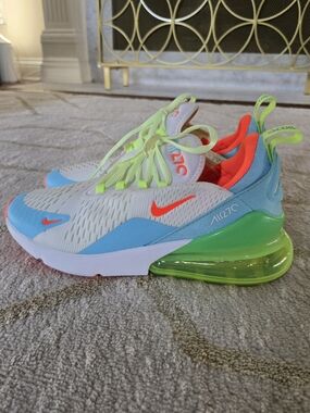 Nike Air Max 270 GS 'Blue Gaze Barely Volt'